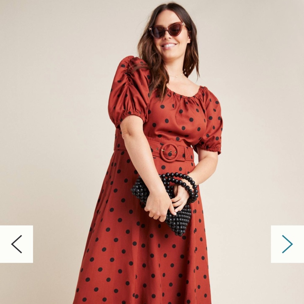 Maeve by Anthropologie Lucienne Polka Dot Dress - Picture 4 of 16